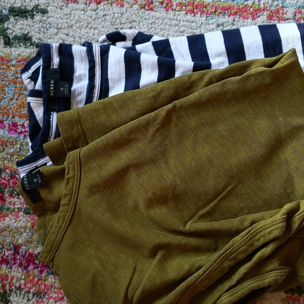 JCrew t-shirts, size small (bundle of two)